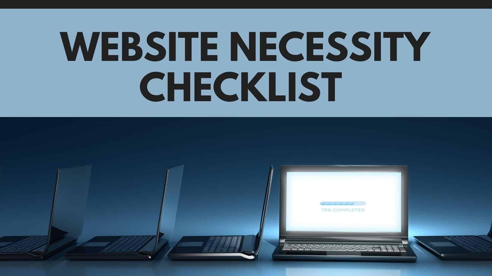 Featured image for “Website Necessity Checklist”